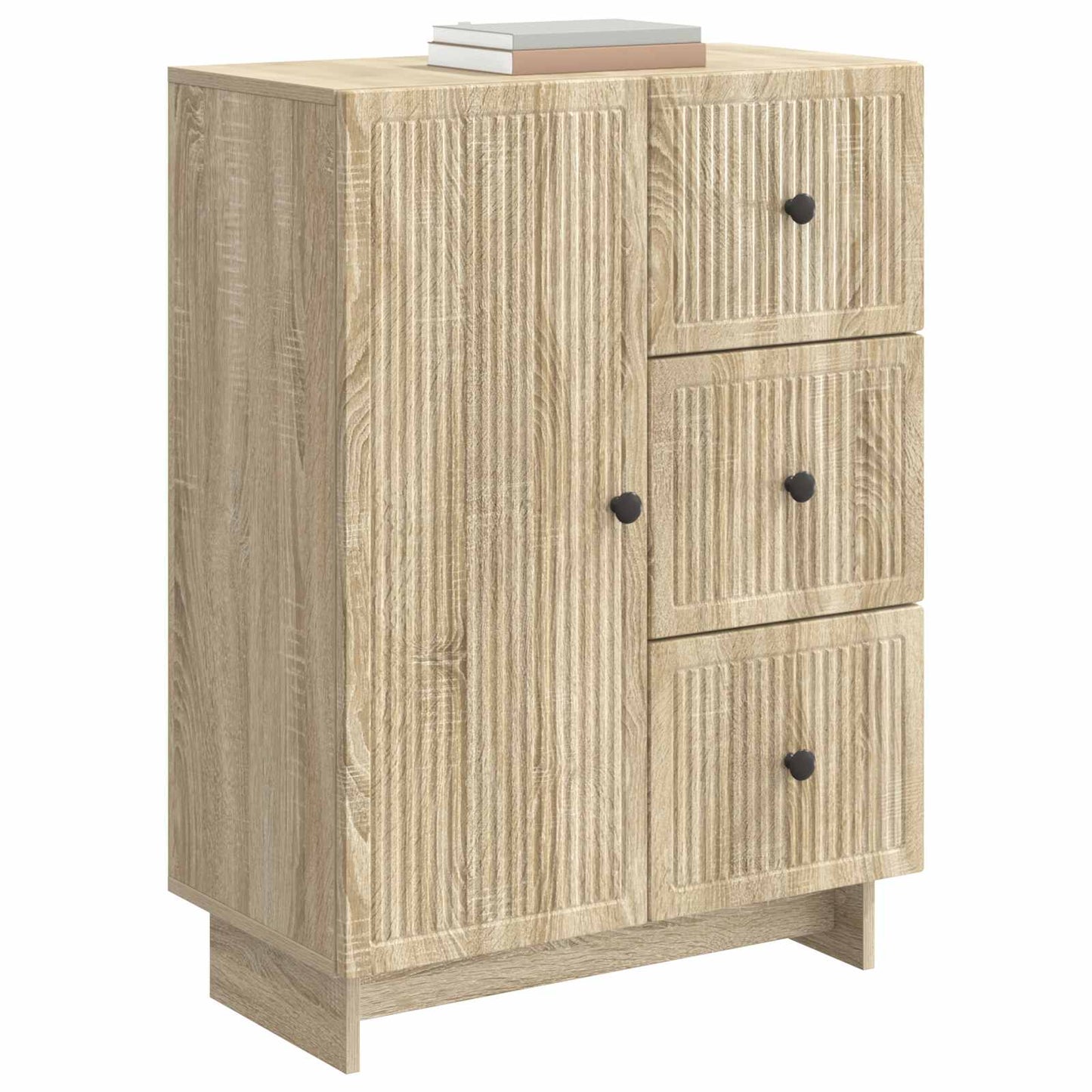 Sideboard Sonoma-eg 66 x 34,5 x 90 cm Konstrueret træ