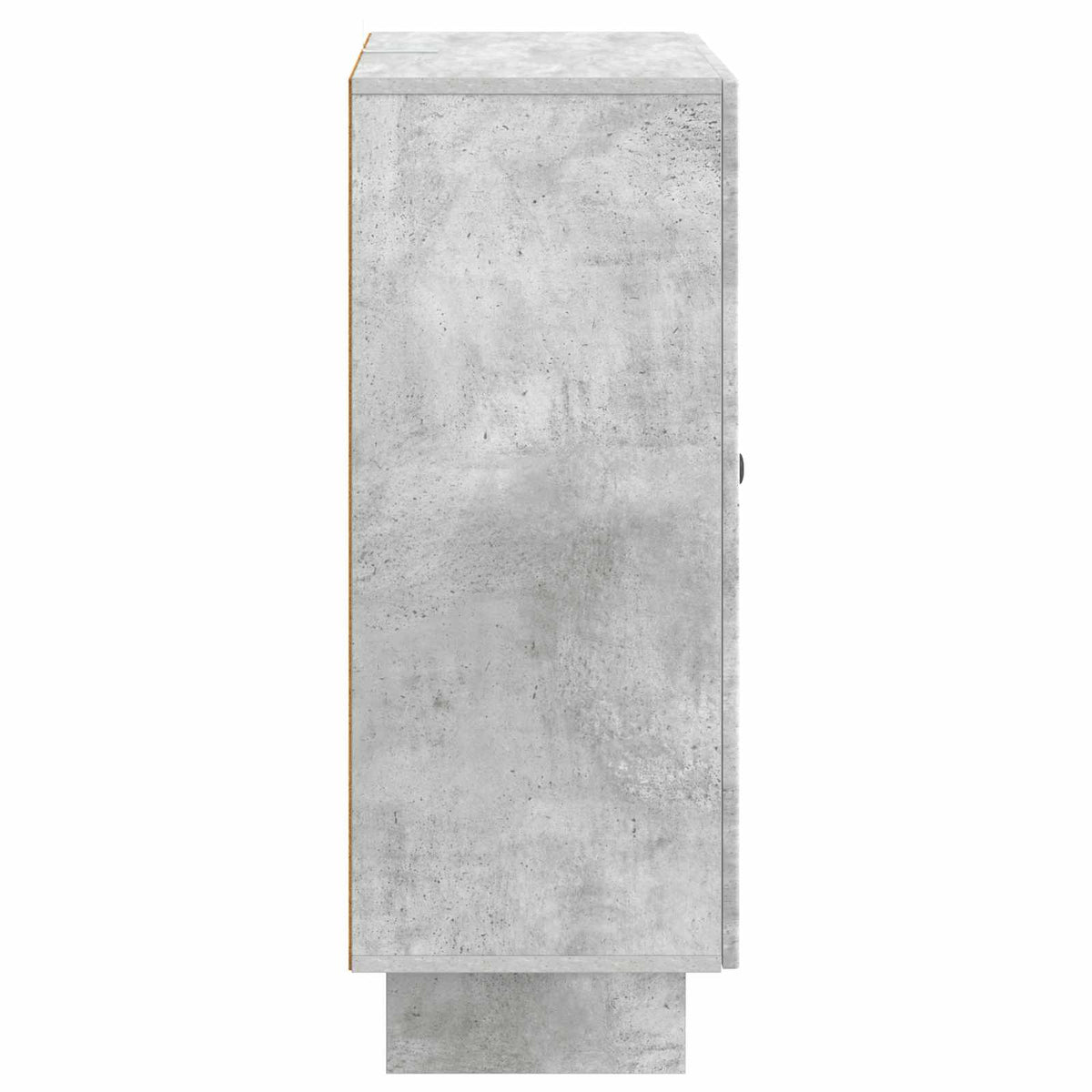 Sideboard med skuffe Betongrå 66 x 34,5 x 90 cm Konstrueret træ