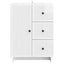 Sideboard Hvid højglans 66 x 34,5 x 90 cm Konstrueret træ