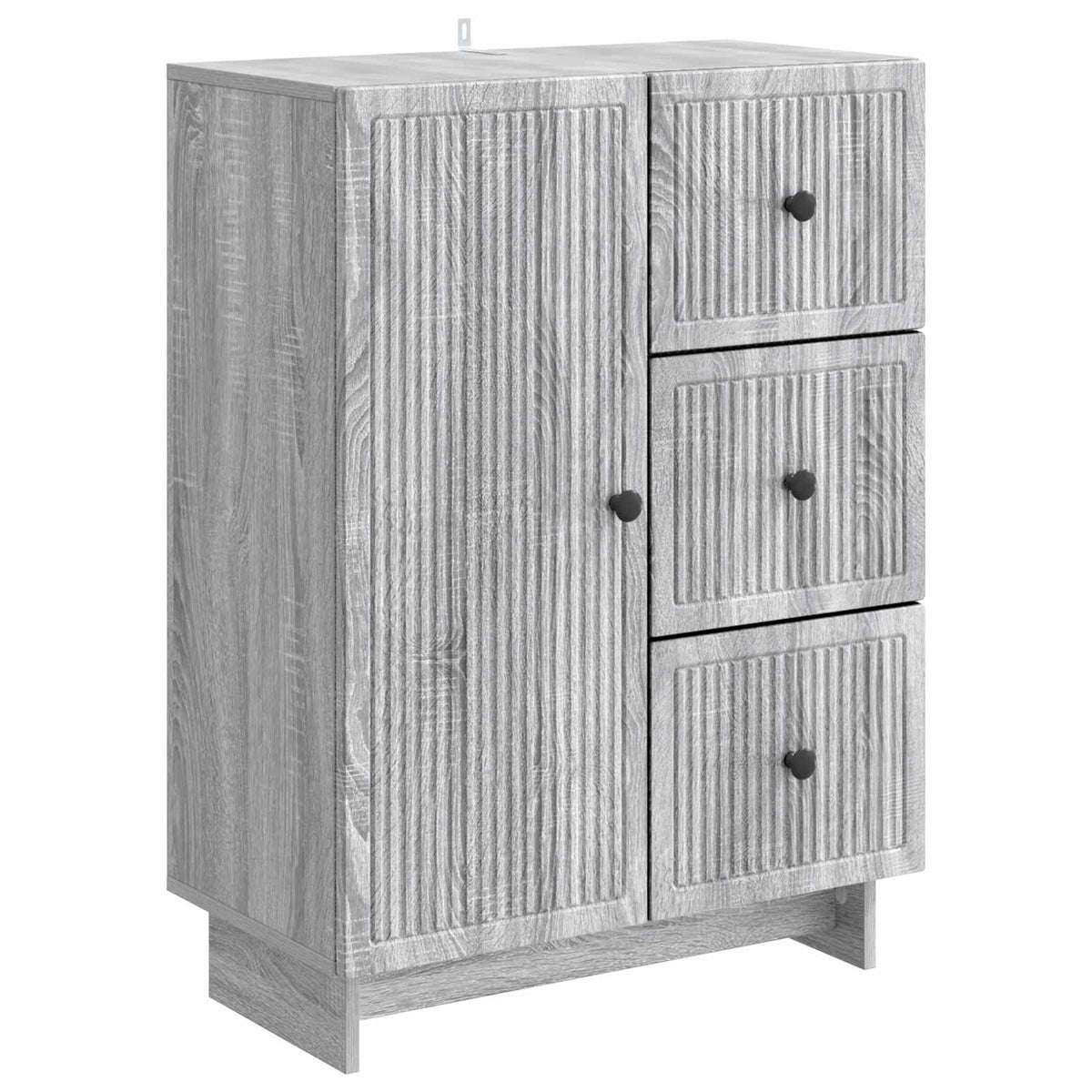 Sideboard Grå sonoma-eg 66 x 34,5 x 90 cm Konstrueret træ
