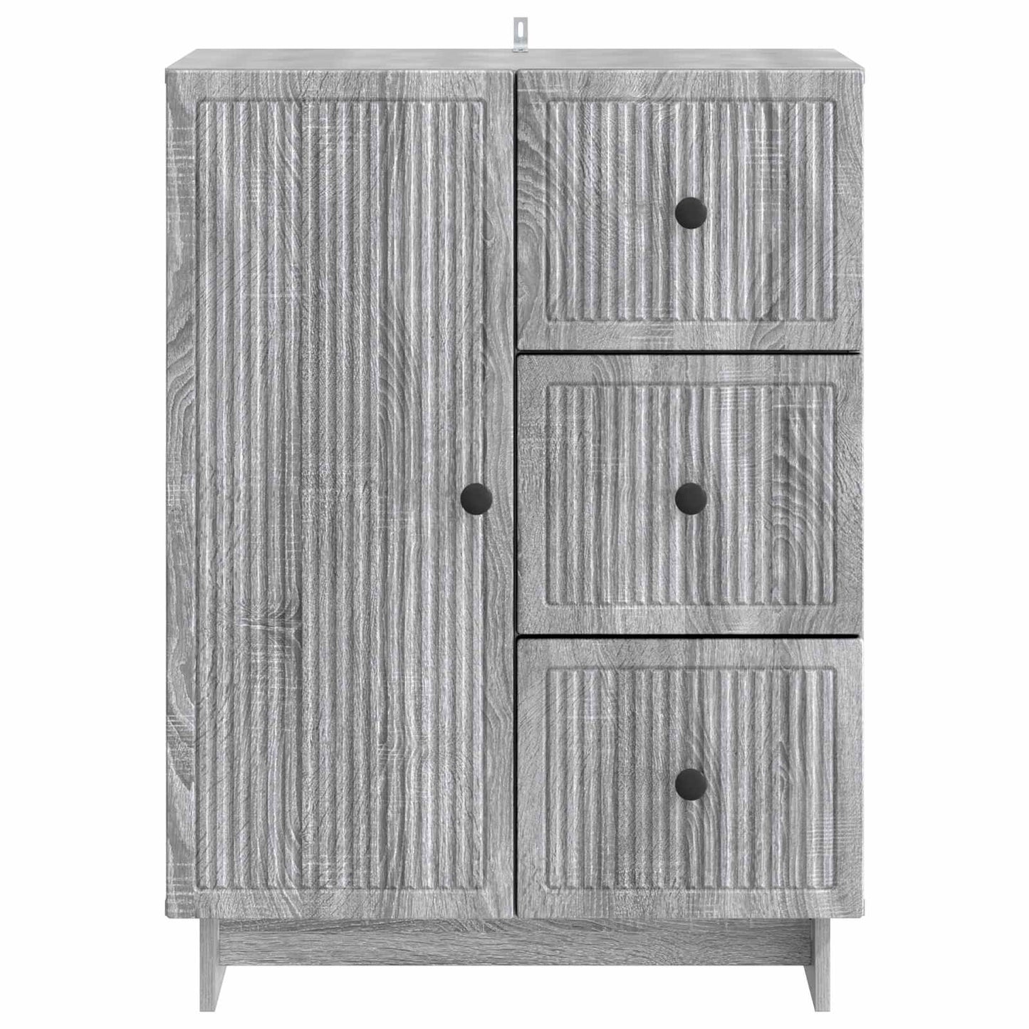 Sideboard Grå sonoma-eg 66 x 34,5 x 90 cm Konstrueret træ