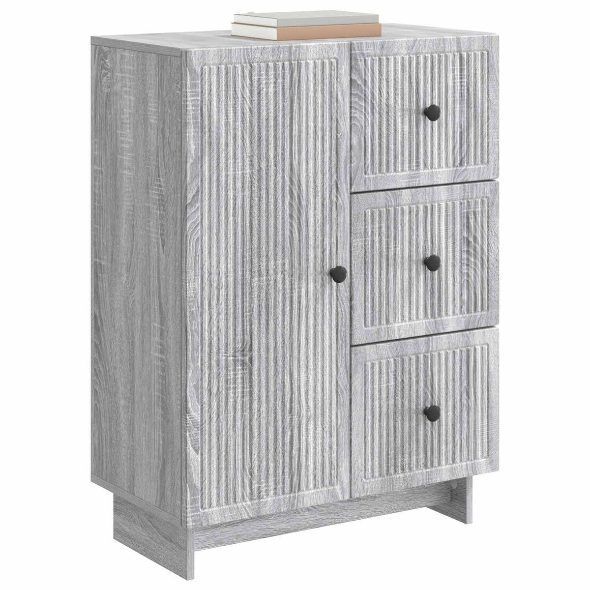 Sideboard Grå sonoma-eg 66 x 34,5 x 90 cm Konstrueret træ