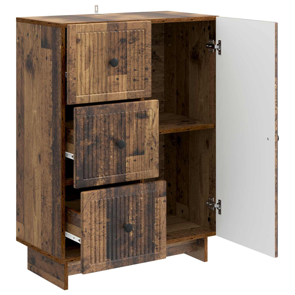 Sideboard Gammelt træ 66 x 34,5 x 90 cm Konstrueret træ