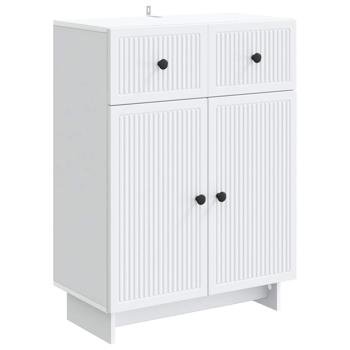 Sideboard Hvid 66 x 34,5 x 90 cm Konstrueret træ