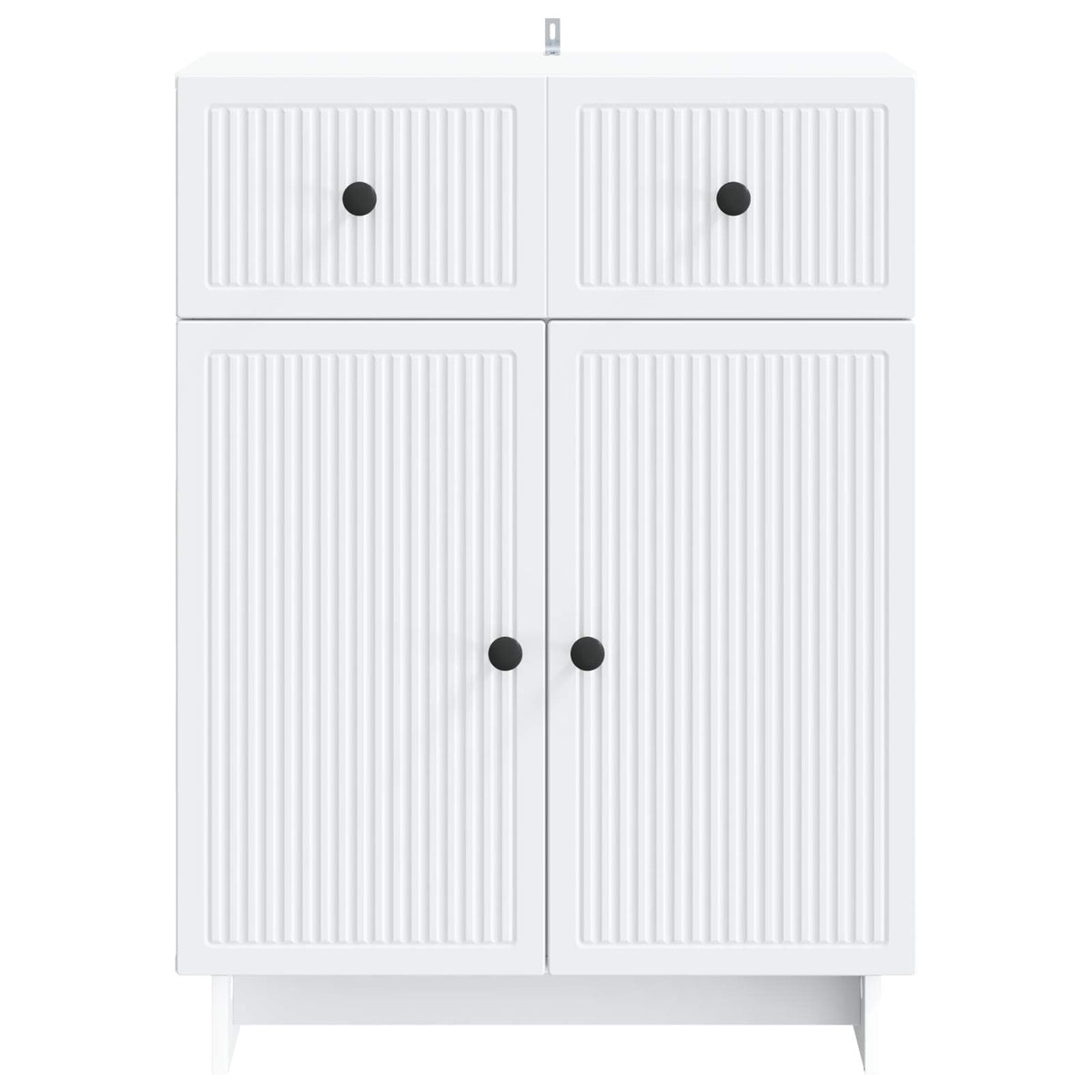 Sideboard Hvid 66 x 34,5 x 90 cm Konstrueret træ