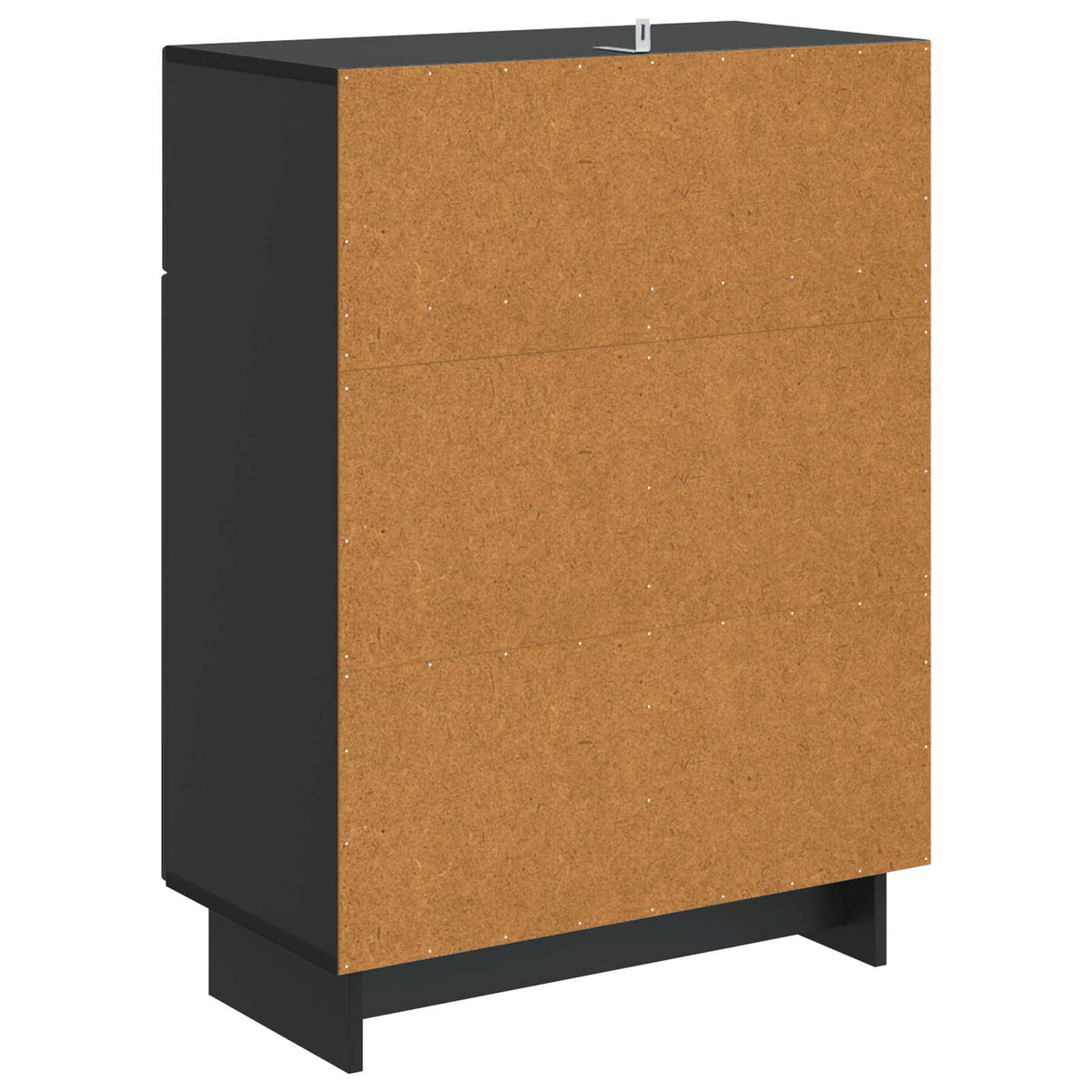 Sideboard Sort 66 x 34,5 x 90 cm Konstrueret træ
