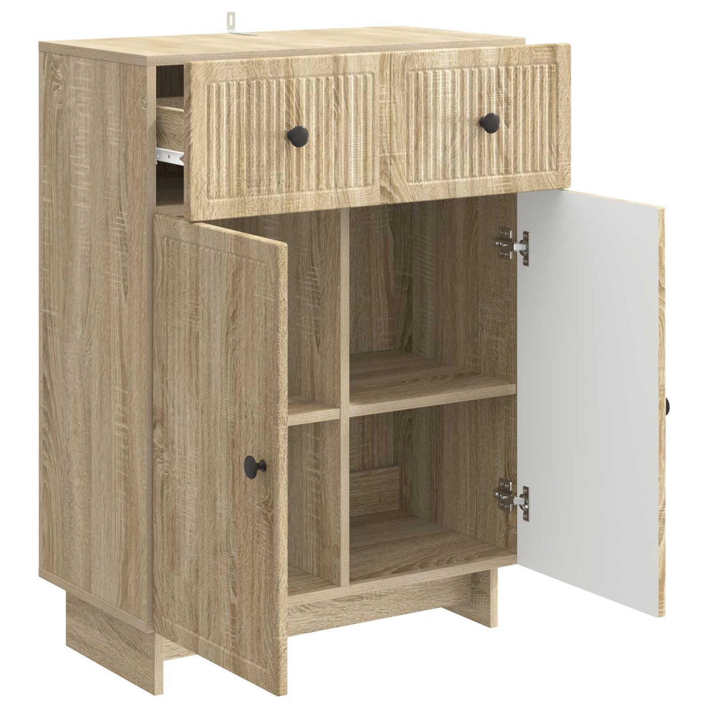Sideboard Sonoma-eg 66 x 34,5 x 90 cm Konstrueret træ