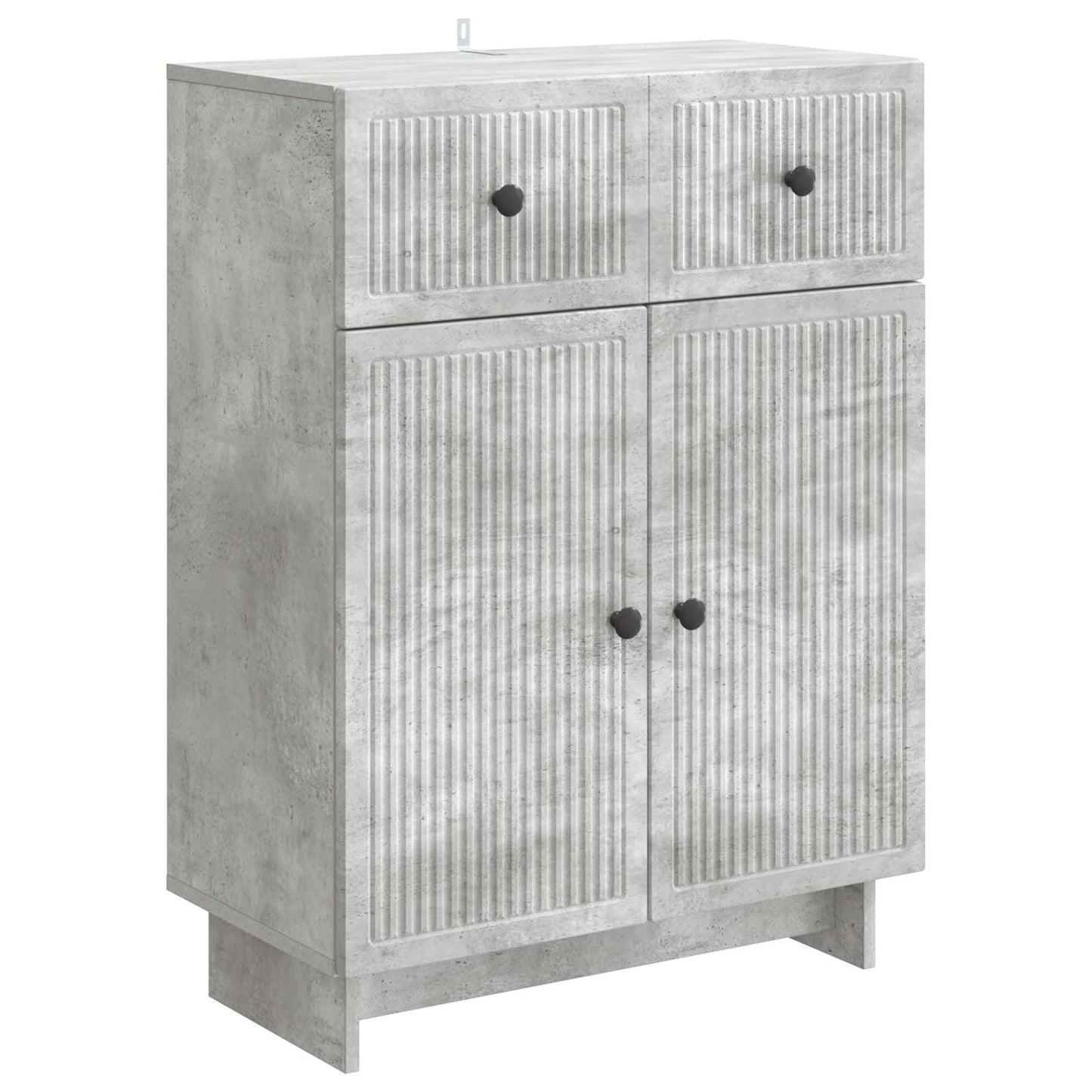 Sideboard Betongrå 66 x 34,5 x 90 cm Konstrueret træ