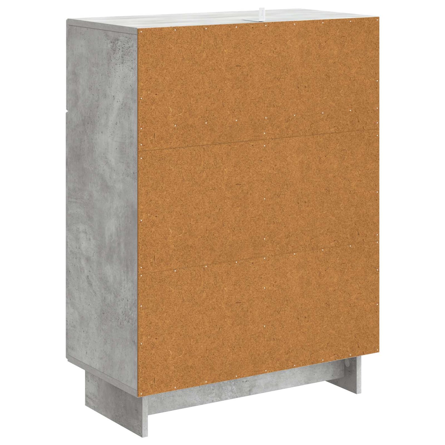 Sideboard Betongrå 66 x 34,5 x 90 cm Konstrueret træ