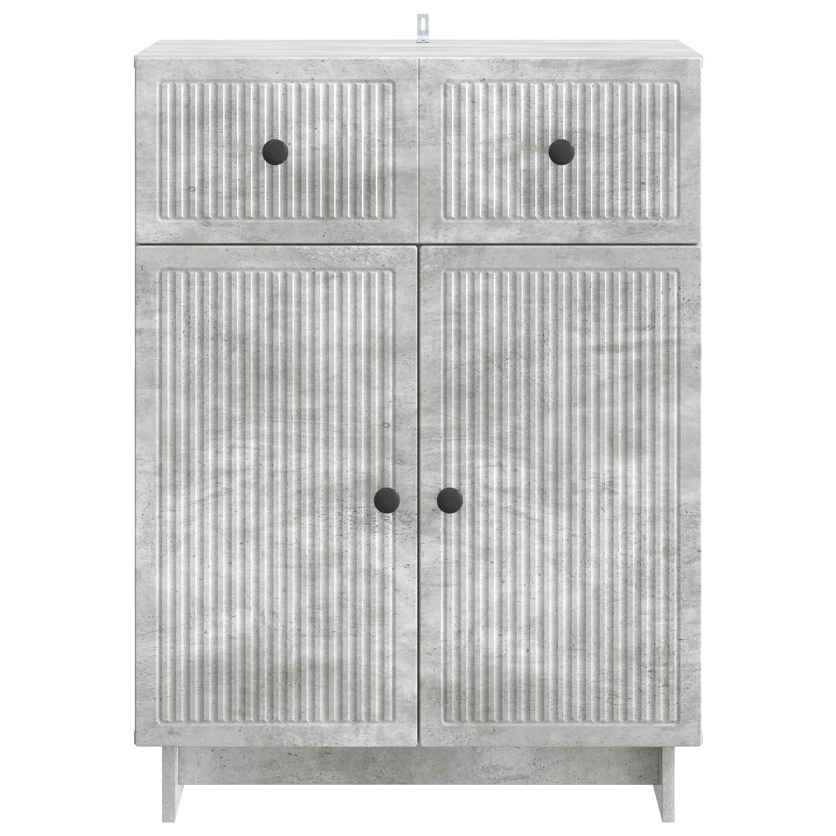 Sideboard Betongrå 66 x 34,5 x 90 cm Konstrueret træ
