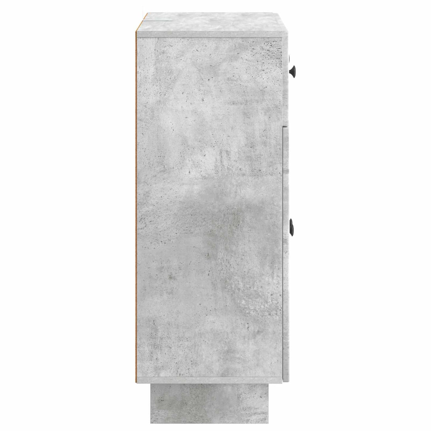 Sideboard Betongrå 66 x 34,5 x 90 cm Konstrueret træ