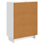 Sideboard Hvid højglans 66 x 34,5 x 90 cm Konstrueret træ