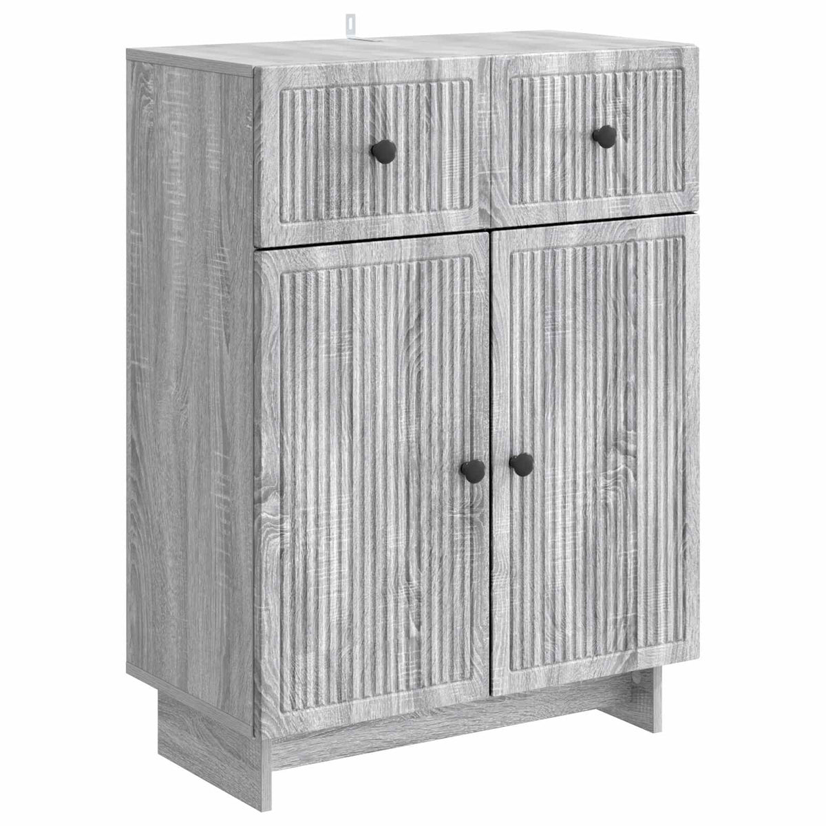 Sideboard Grå sonoma-eg 66 x 34,5 x 90 cm Konstrueret træ