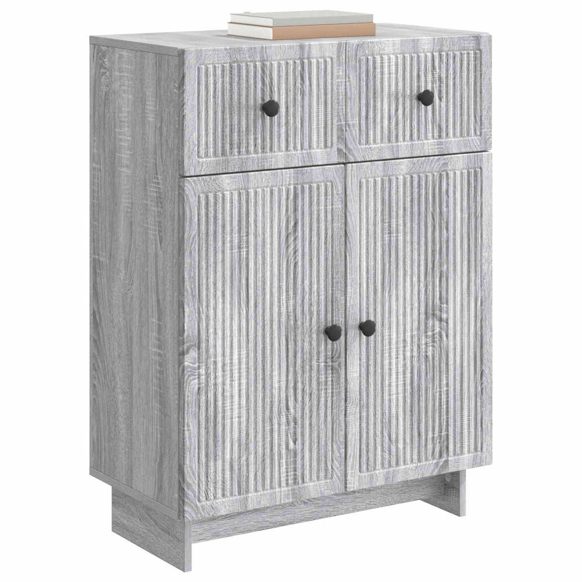 Sideboard Grå sonoma-eg 66 x 34,5 x 90 cm Konstrueret træ