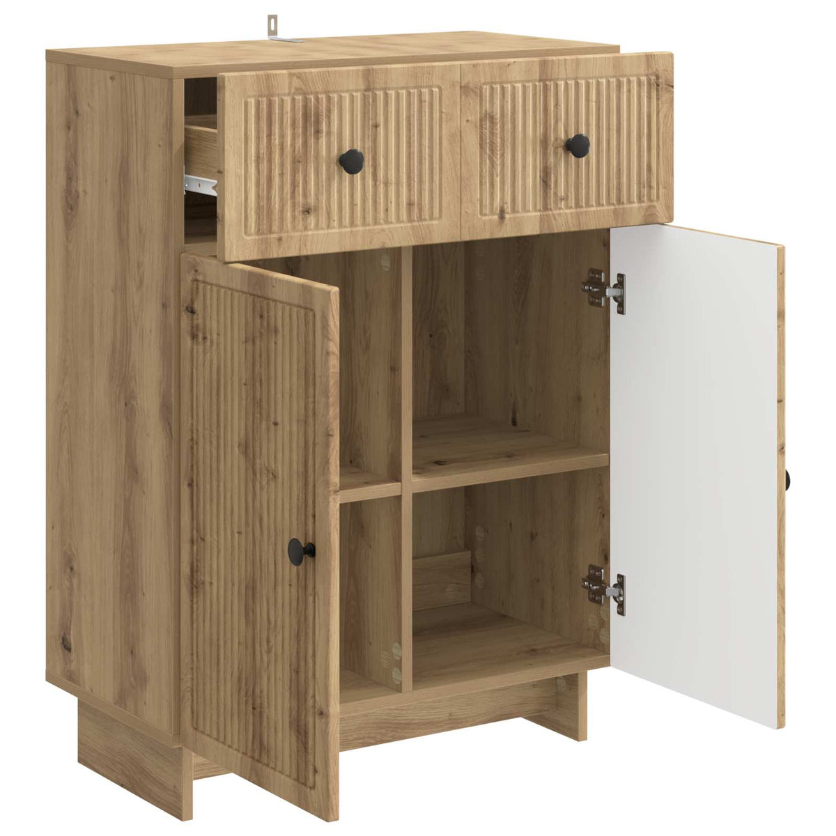 Sideboard Artisan-eg 66 x 34,5 x 90 cm Konstrueret træ