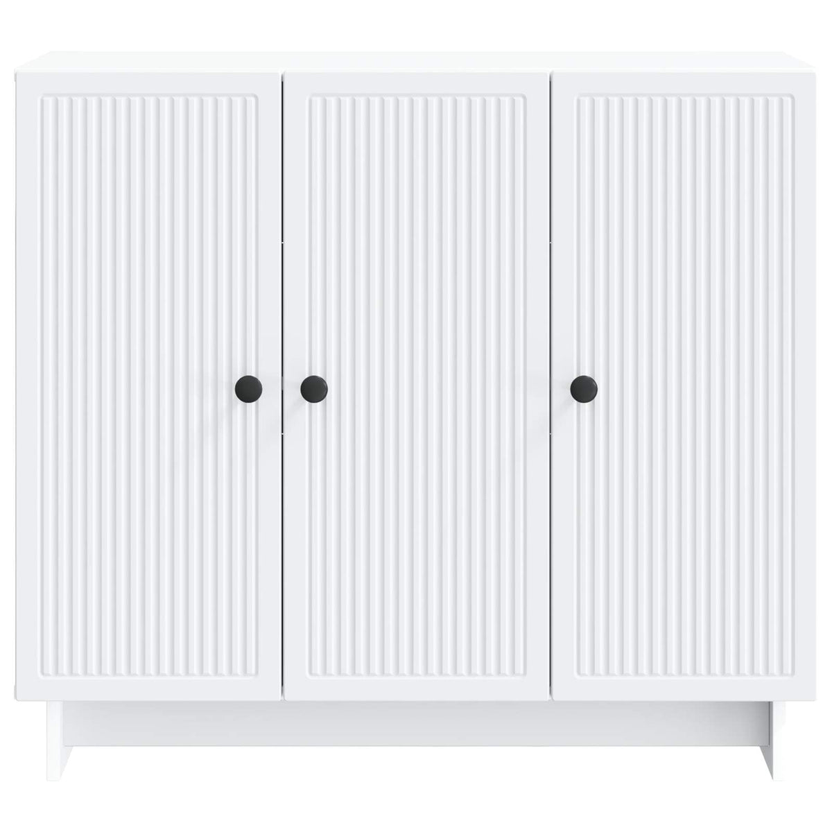 Sideboard Hvid 89 x 34,5 x 80 cm Konstrueret træ