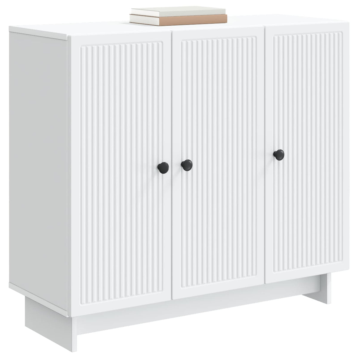 Sideboard Hvid 89 x 34,5 x 80 cm Konstrueret træ