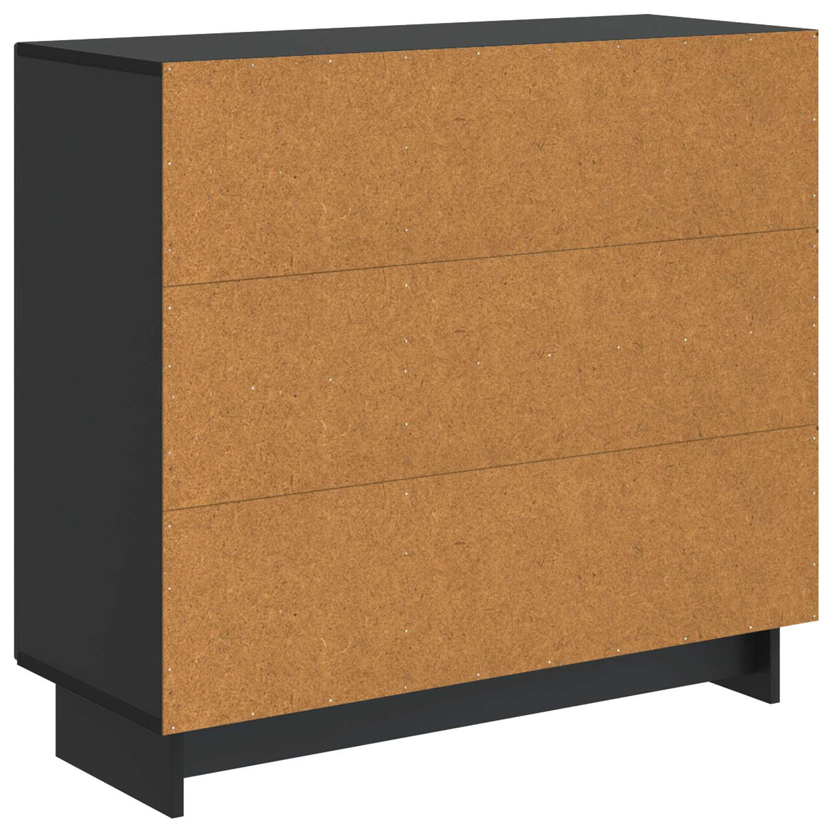 Sideboard Sort 89 x 34,5 x 80 cm Konstrueret træ