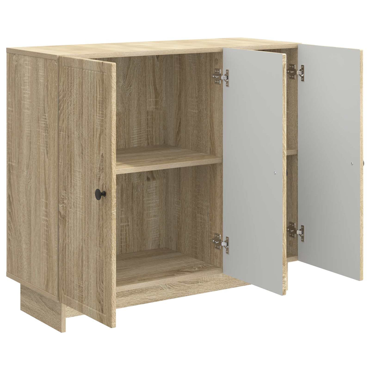 Sideboard Sonoma-eg 89 x 34,5 x 80 cm Konstrueret træ