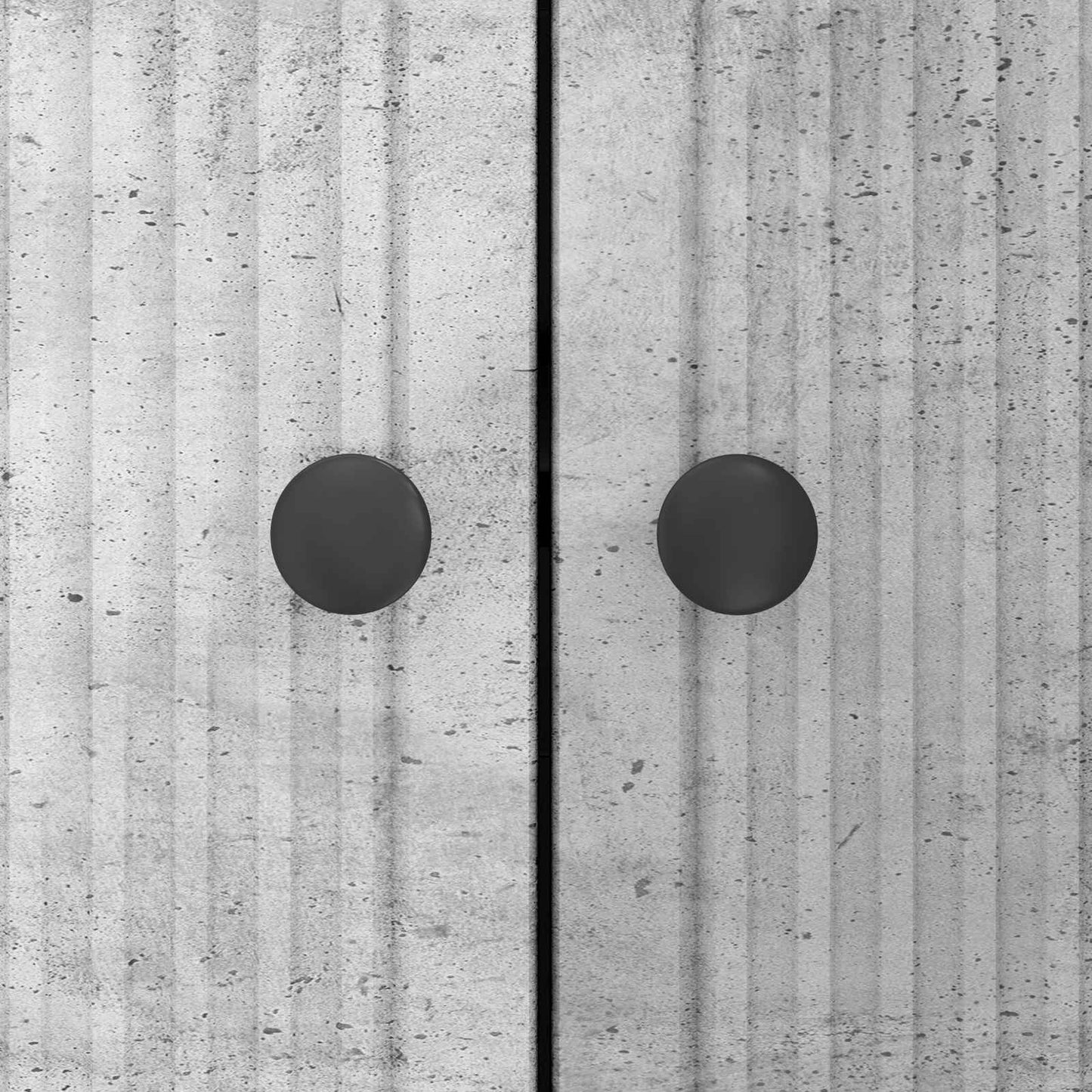 Sideboard Betongrå 89 x 34,5 x 80 cm Konstrueret træ