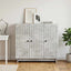 Sideboard Betongrå 89 x 34,5 x 80 cm Konstrueret træ