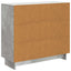 Sideboard Betongrå 89 x 34,5 x 80 cm Konstrueret træ
