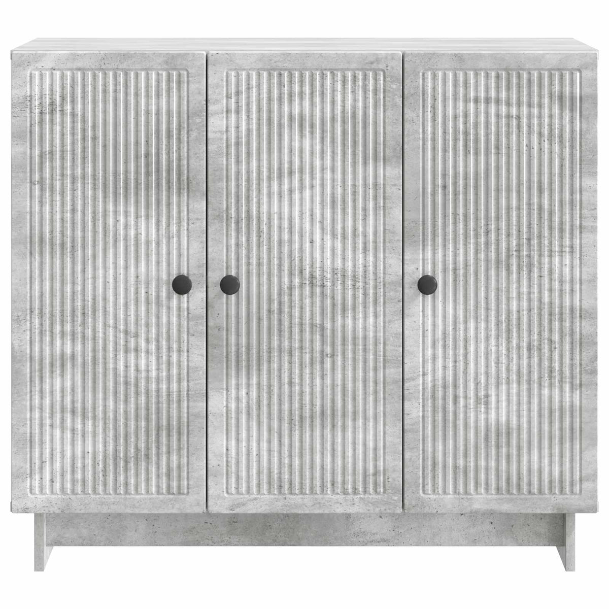 Sideboard Betongrå 89 x 34,5 x 80 cm Konstrueret træ