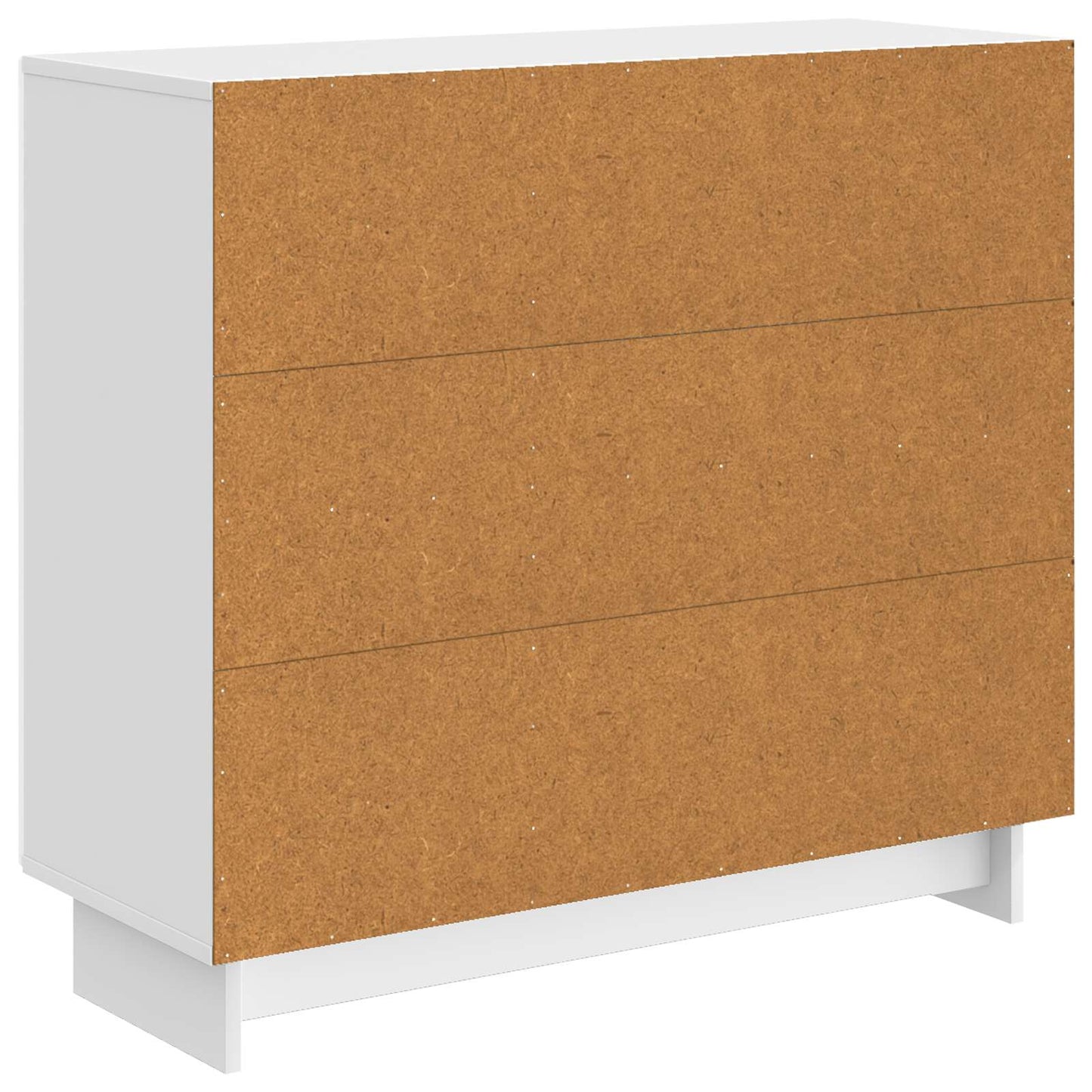 Sideboard Hvid højglans 89 x 34,5 x 80 cm Konstrueret træ