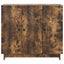 Sideboard Røget eg 89 x 34,5 x 80 cm Konstrueret træ
