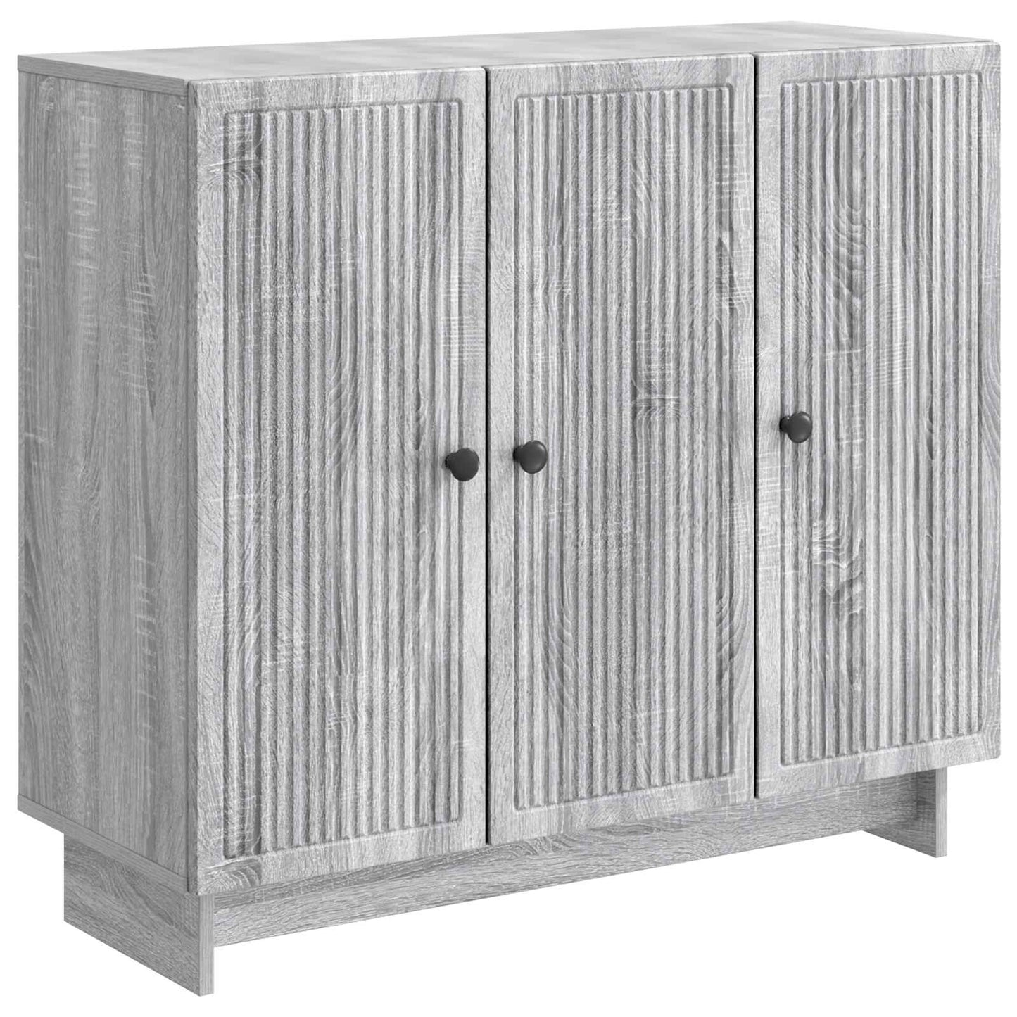 Sideboard Grå sonoma-eg 89 x 34,5 x 80 cm Konstrueret træ