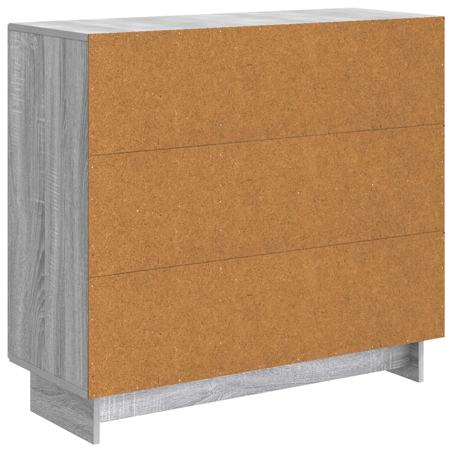 Sideboard Grå sonoma-eg 89 x 34,5 x 80 cm Konstrueret træ