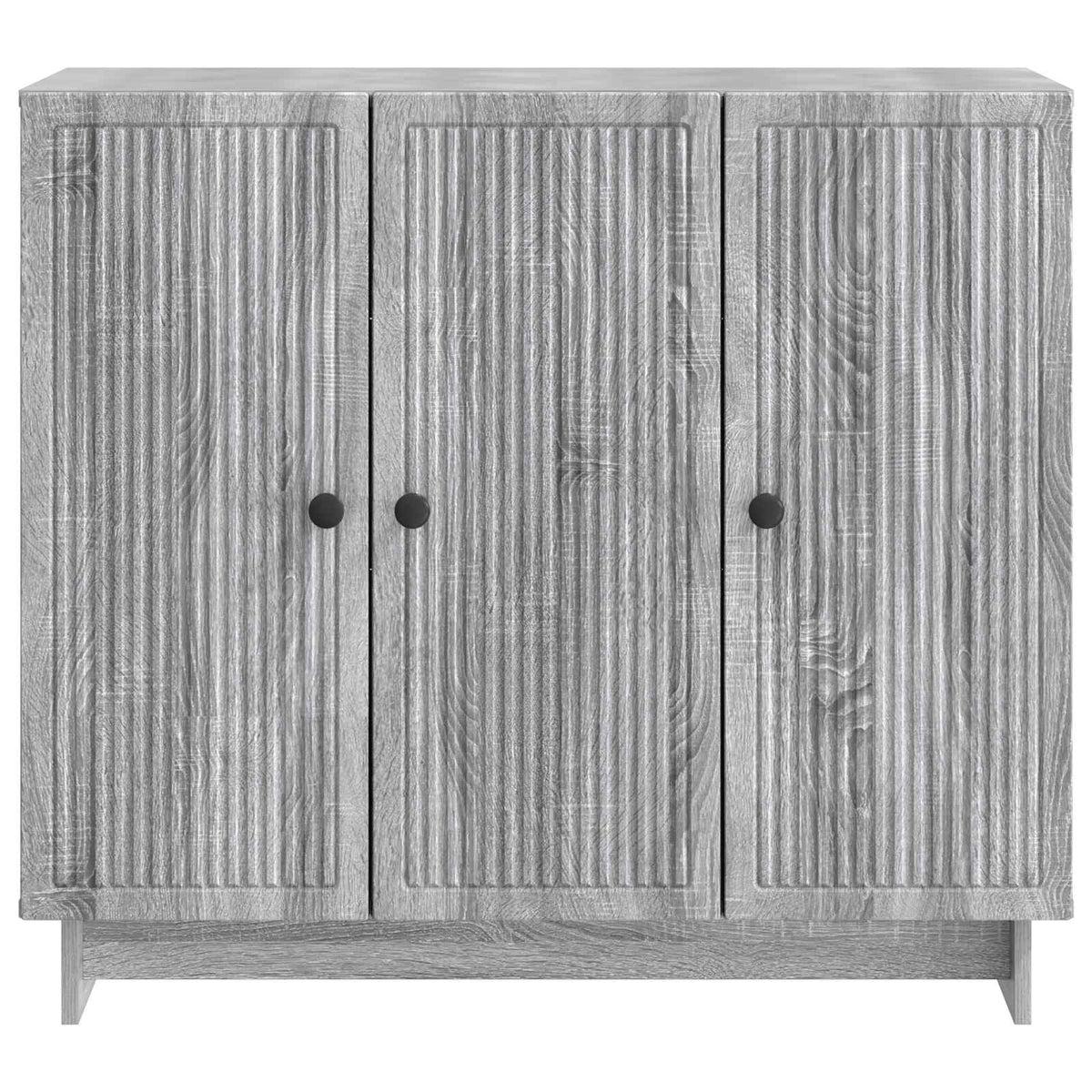 Sideboard Grå sonoma-eg 89 x 34,5 x 80 cm Konstrueret træ