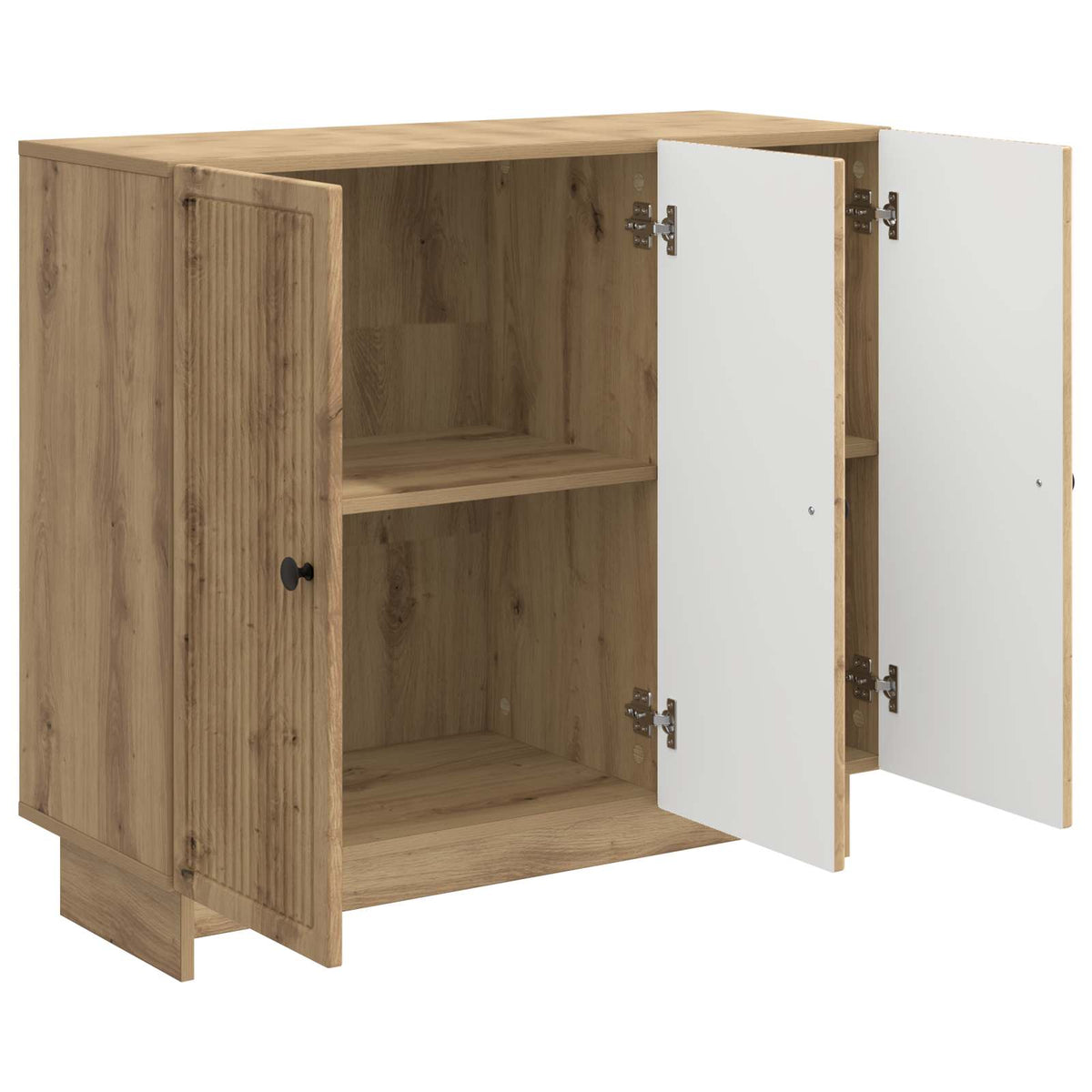 Sideboard Artisan-eg 89 x 34,5 x 80 cm Konstrueret træ