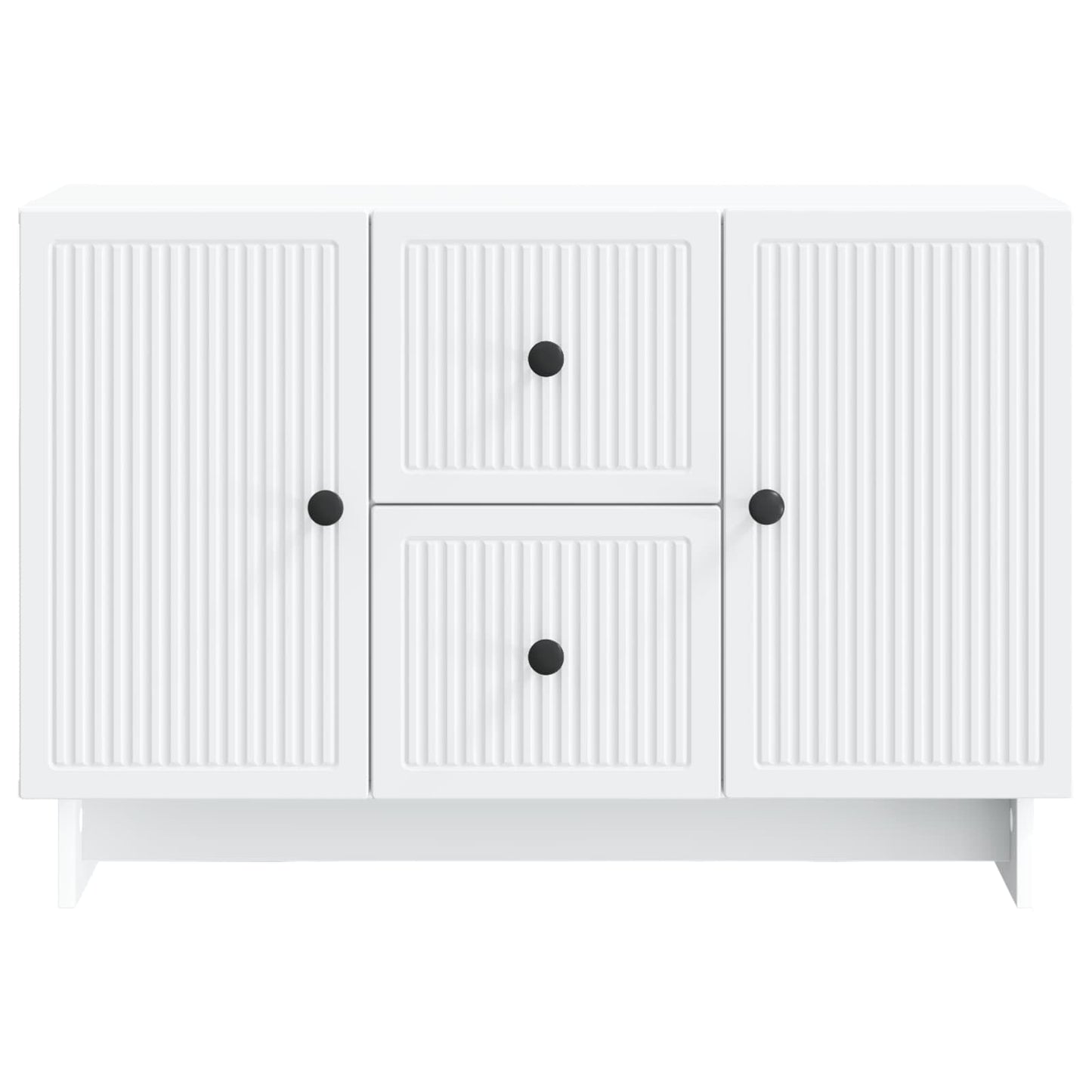 Sideboard Hvid 89 x 34,5 x 60 cm Konstrueret træ