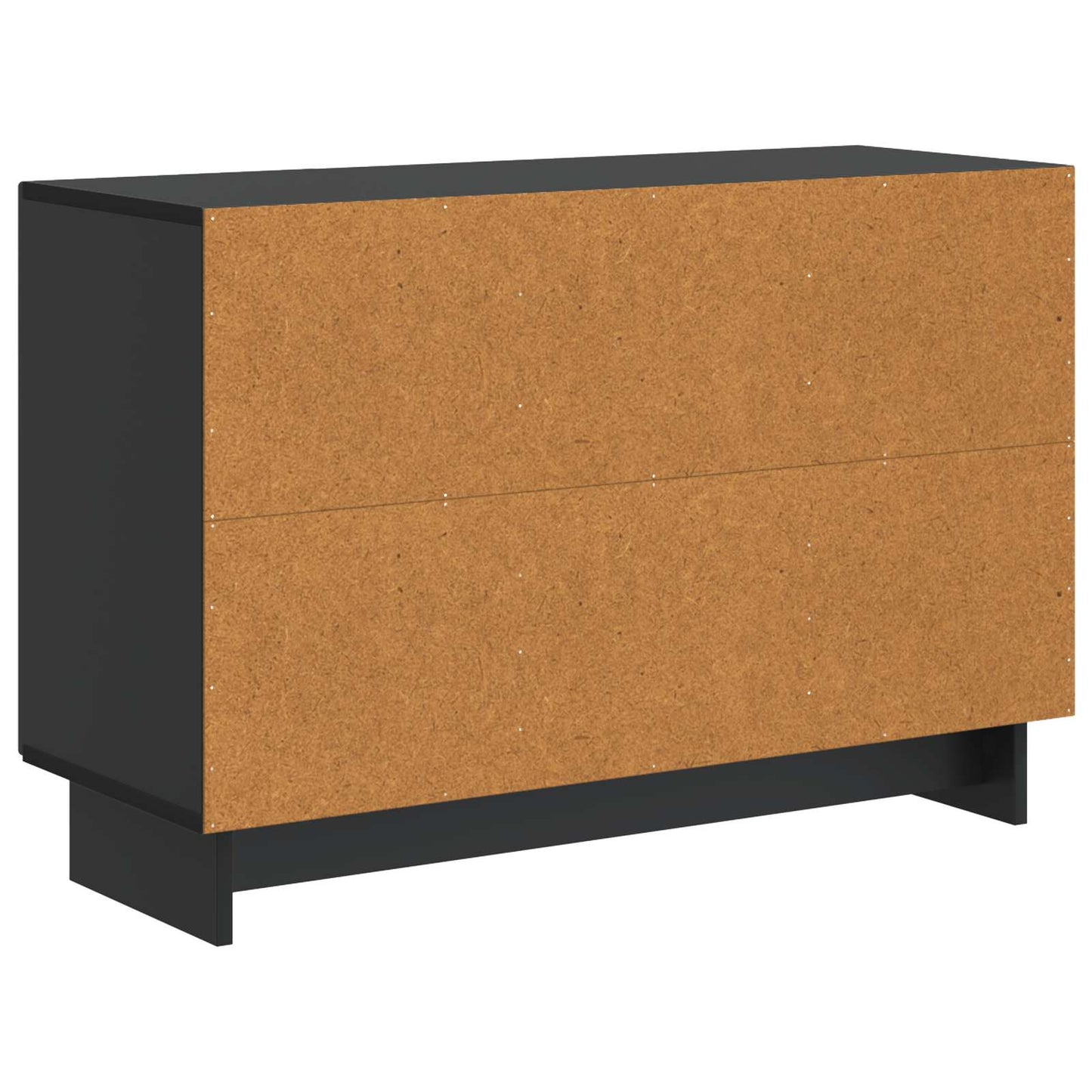Sideboard med skuffe Sort 89 x 34,5 x 60 cm Konstrueret træ
