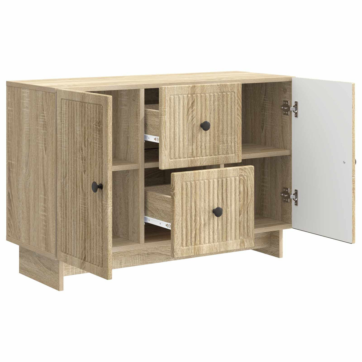 Sideboard Sonoma-eg 89 x 34,5 x 60 cm Konstrueret træ