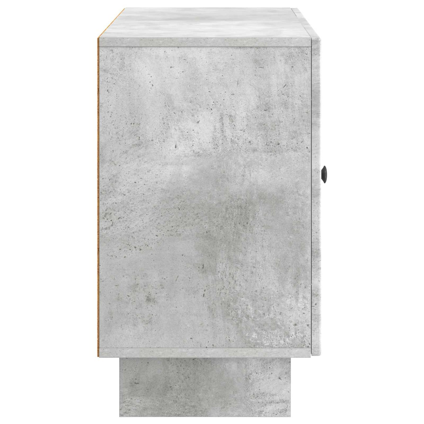 Sideboard med skuffe Betongrå 89 x 34,5 x 60 cm Konstrueret træ