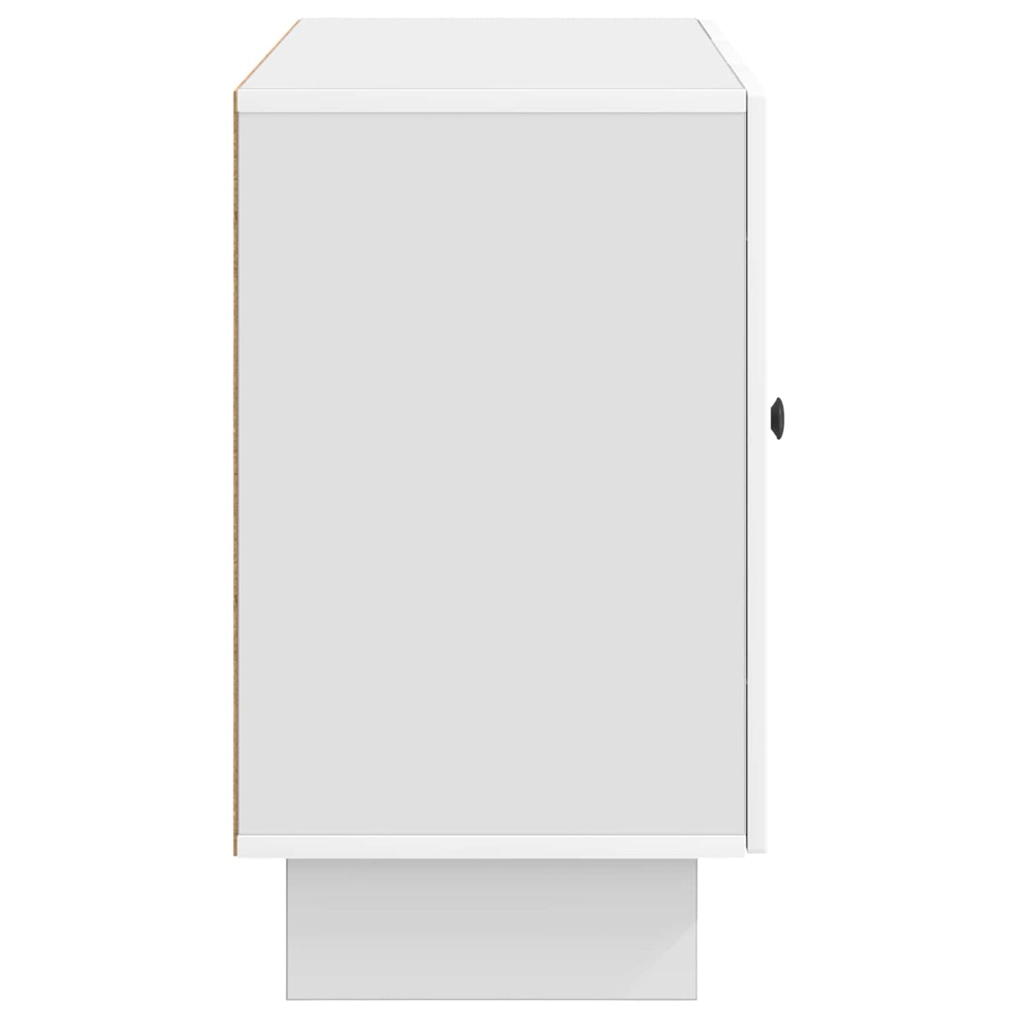 Sideboard Hvid højglans 89 x 34,5 x 60 cm Konstrueret træ