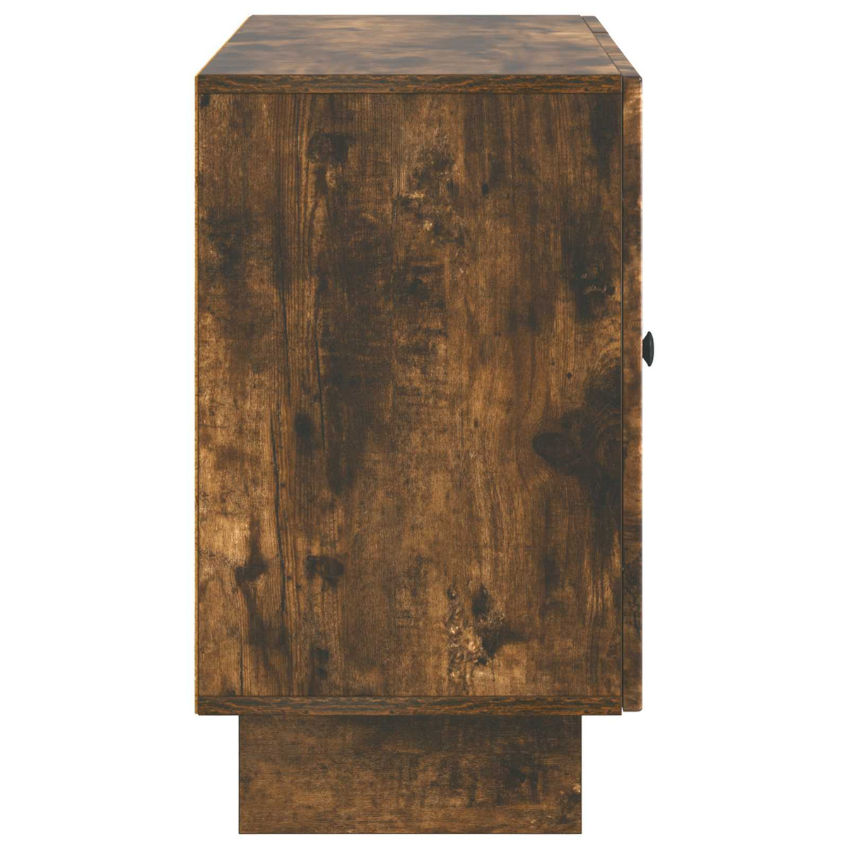 Sideboard med skuffe Røget eg 89 x 34,5 x 60 cm Konstrueret træ