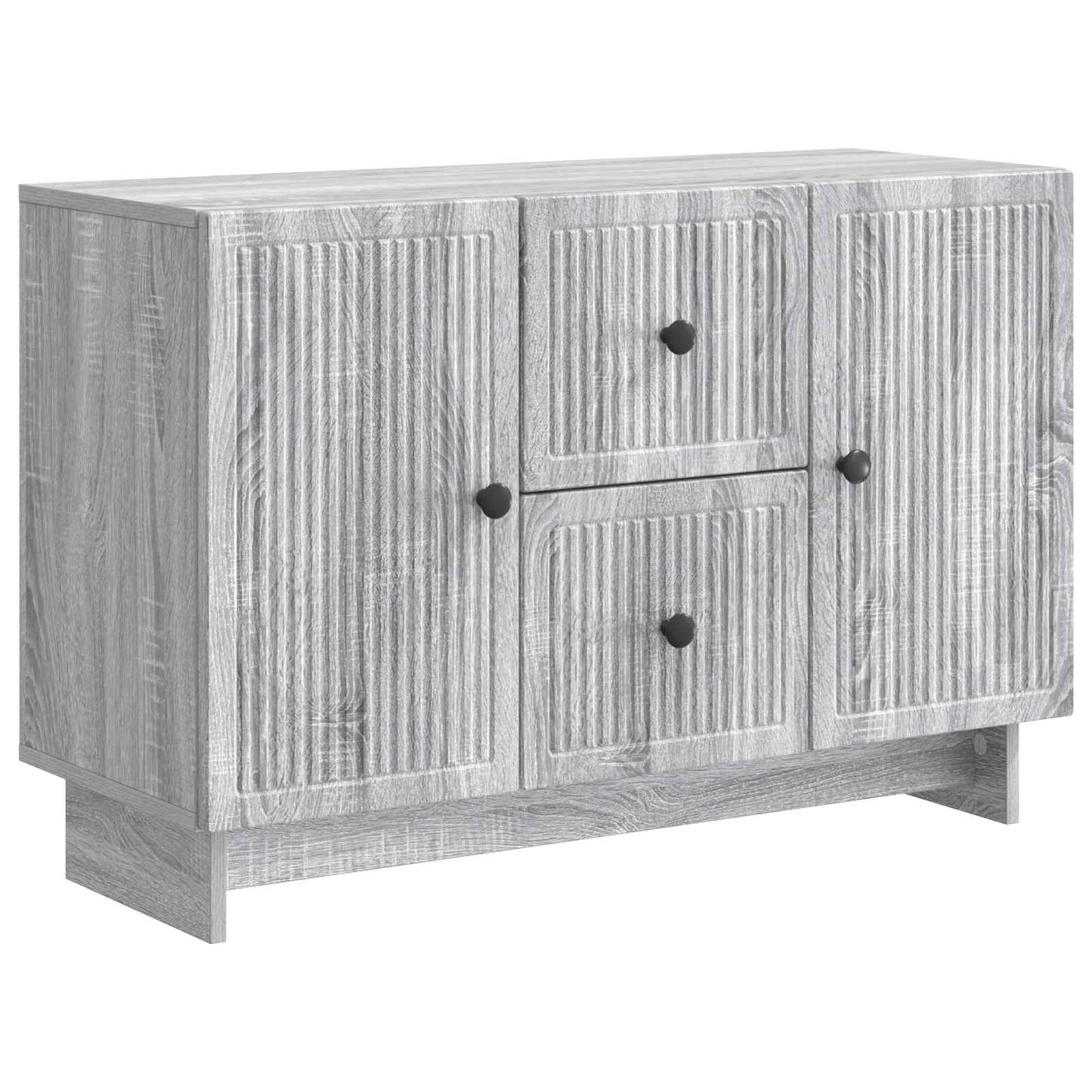 Sideboard Grå sonoma-eg 89 x 34,5 x 60 cm Konstrueret træ