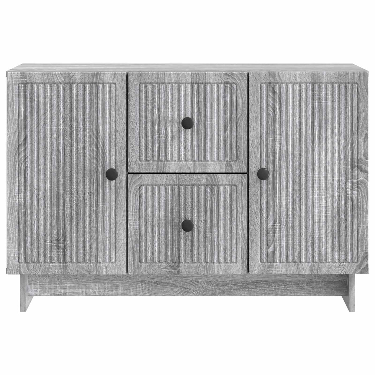 Sideboard Grå sonoma-eg 89 x 34,5 x 60 cm Konstrueret træ