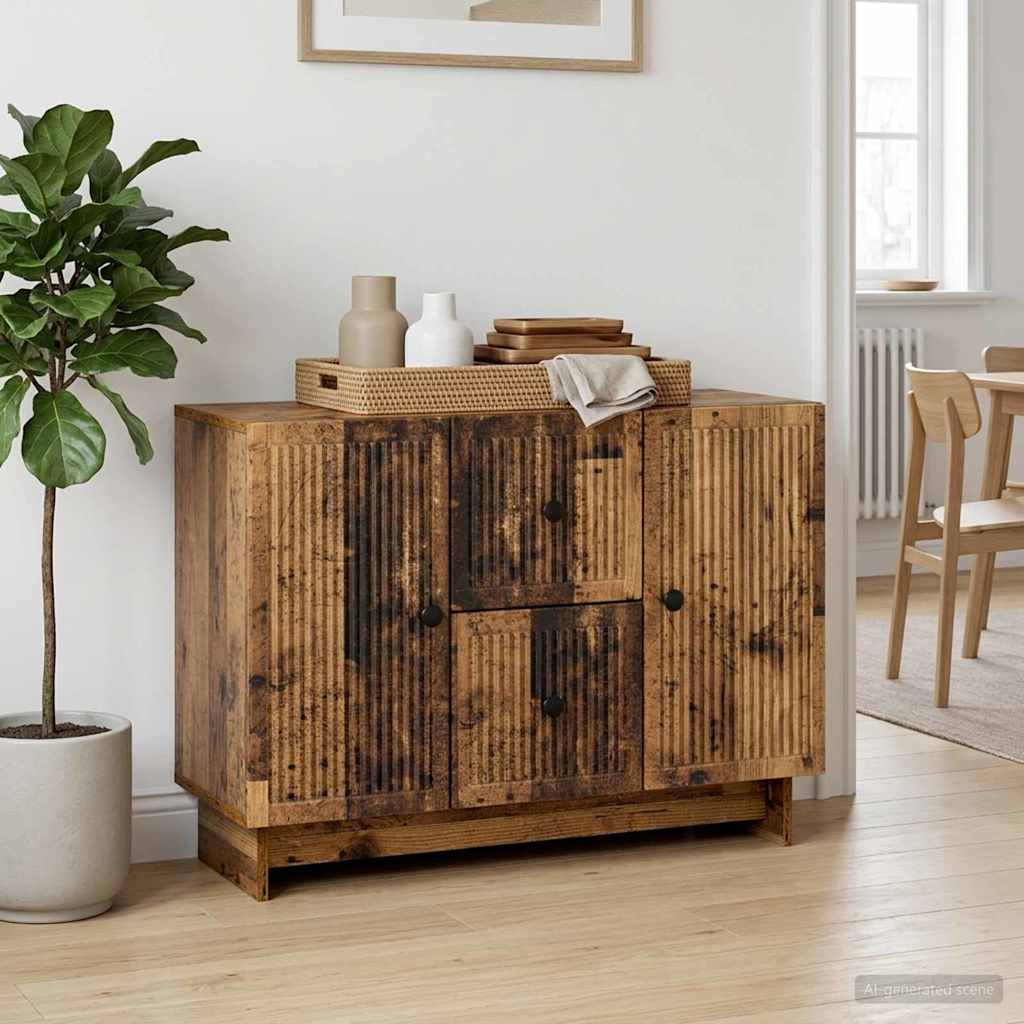 Sideboard Gammelt træ 89 x 34,5 x 60 cm Konstrueret træ