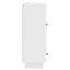 Sideboard Hvid 66 x 34,5 x 95 cm Konstrueret træ