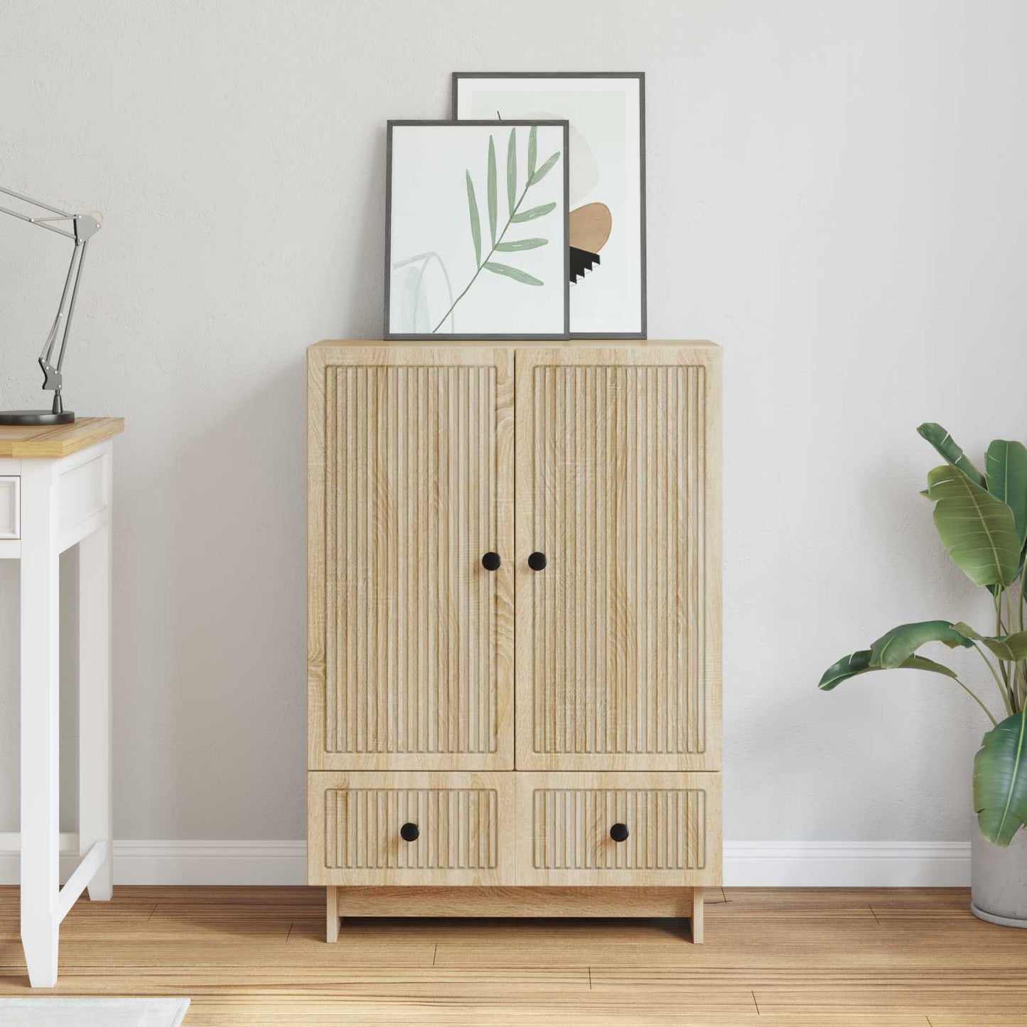 Sideboard Sonoma eg 66 x 34,5 x 95 cm Konstrueret træ