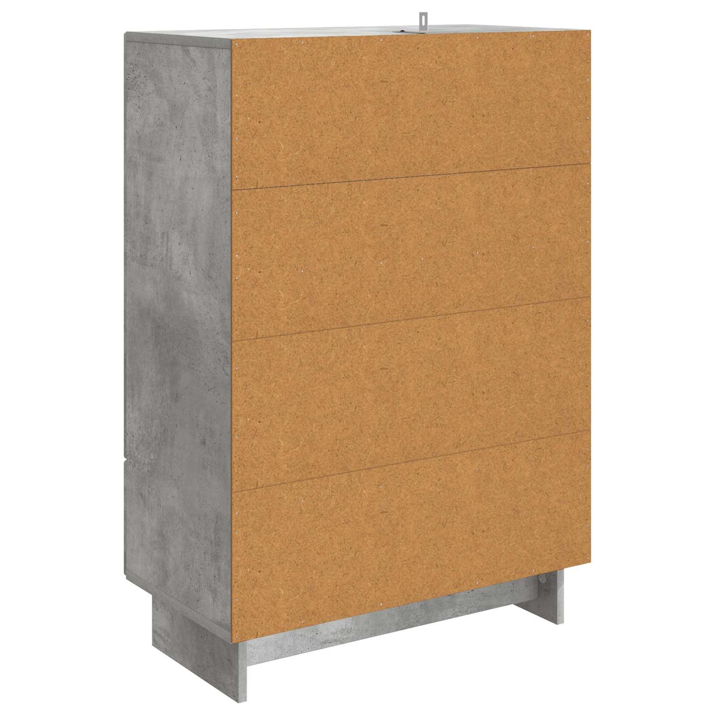 Sideboard BetonGrå 66 x 34,5 x 95 cm Konstrueret træ