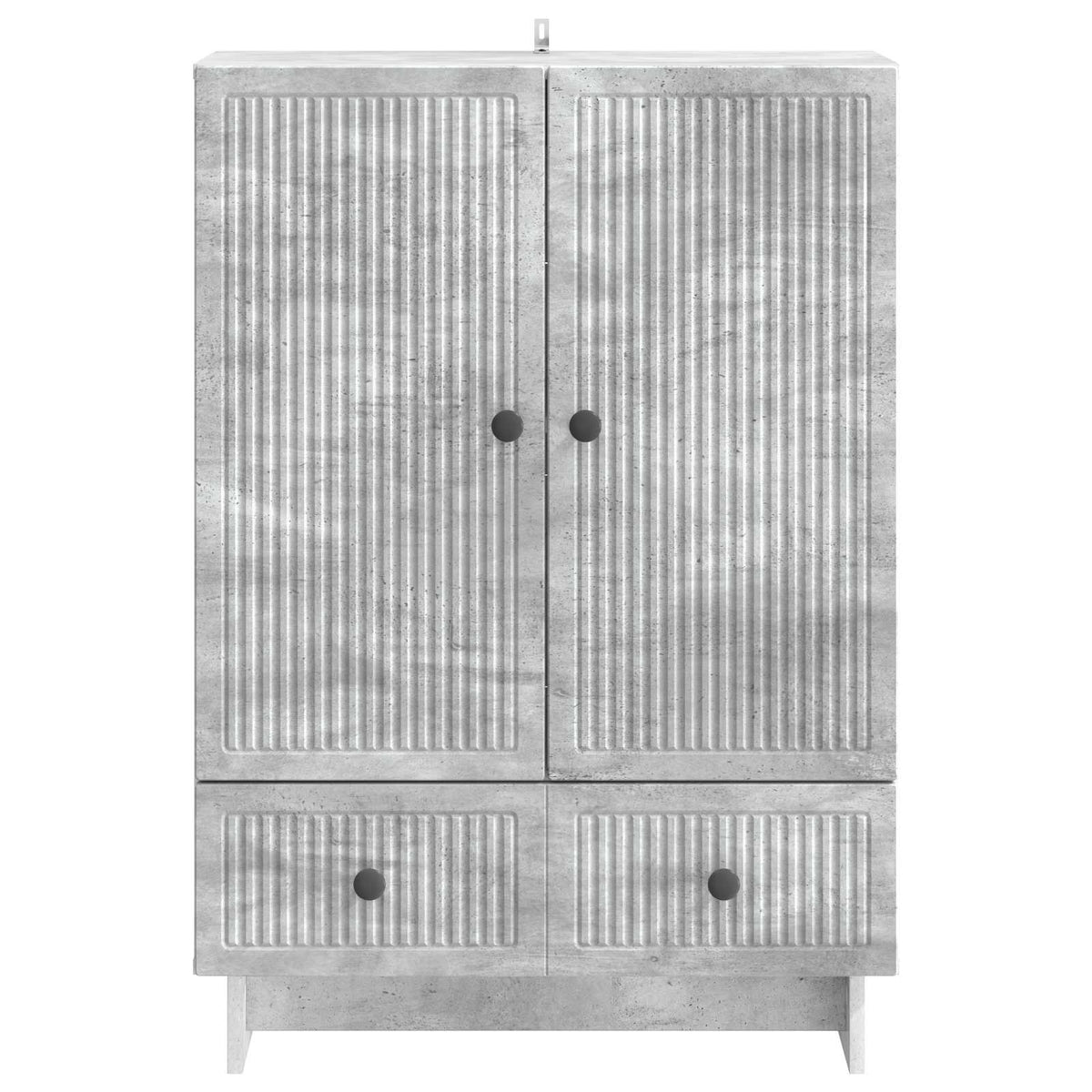Sideboard BetonGrå 66 x 34,5 x 95 cm Konstrueret træ