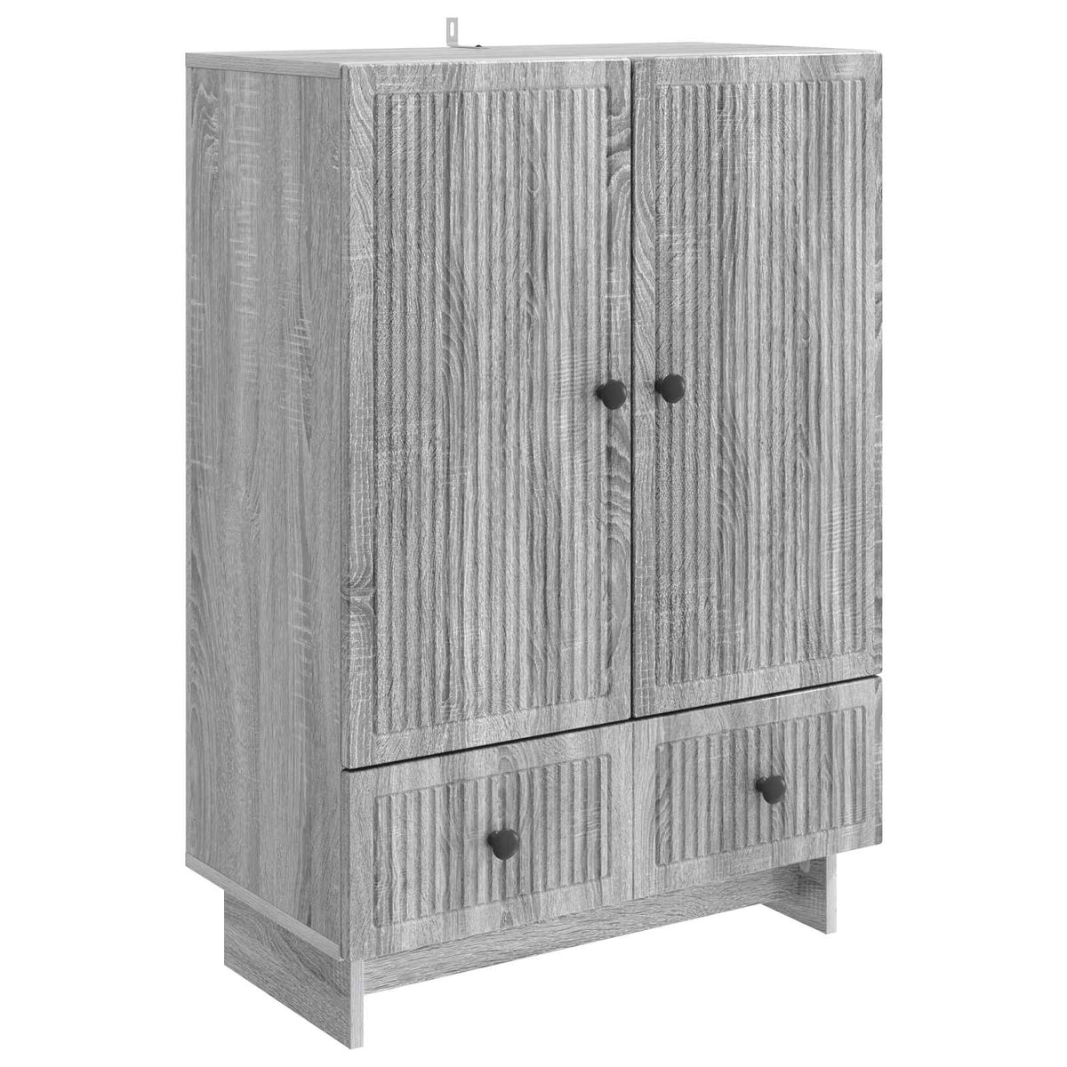 Sideboard Grå Sonoma 66 x 34,5 x 95 cm Konstrueret træ