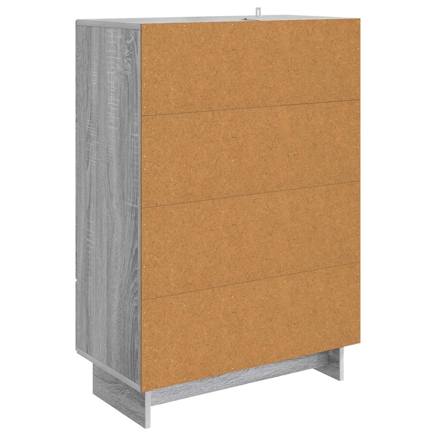Sideboard Grå Sonoma 66 x 34,5 x 95 cm Konstrueret træ