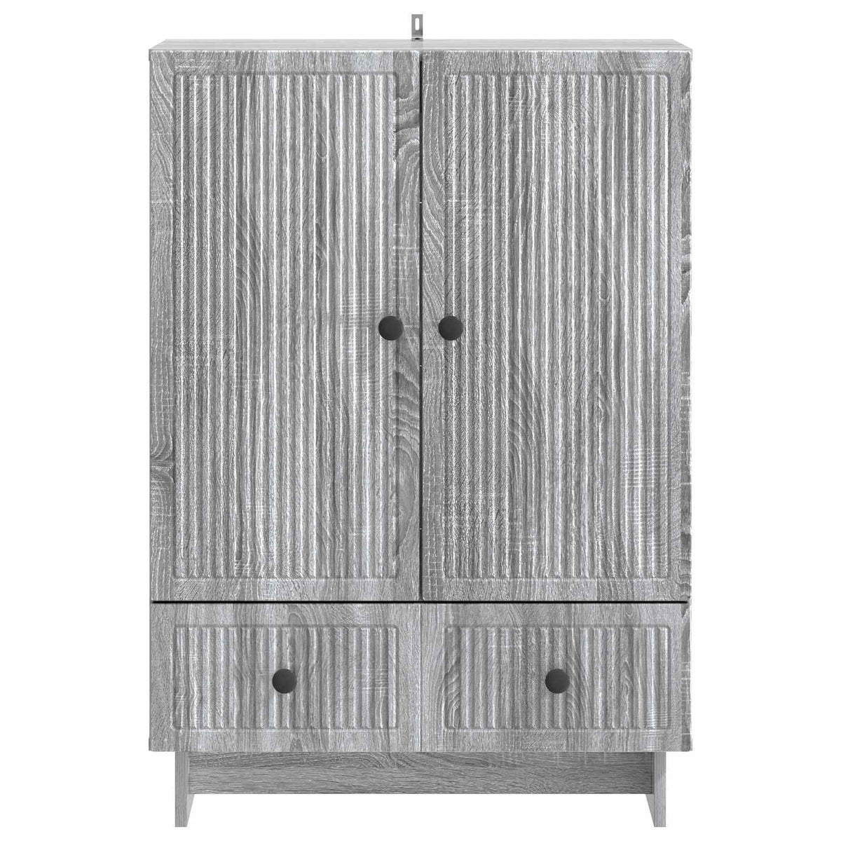 Sideboard Grå Sonoma 66 x 34,5 x 95 cm Konstrueret træ