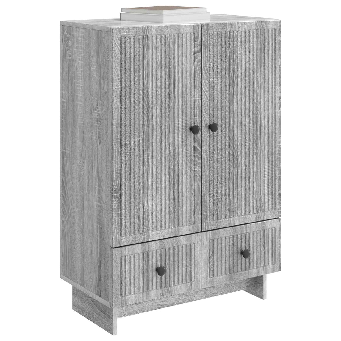 Sideboard Grå Sonoma 66 x 34,5 x 95 cm Konstrueret træ